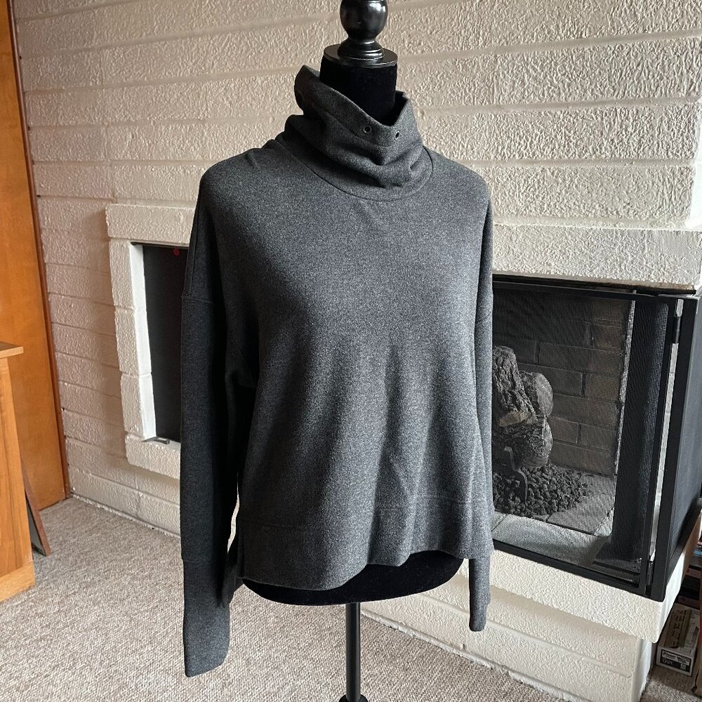 DSG Cowl Neck High Low Fleece Medium
